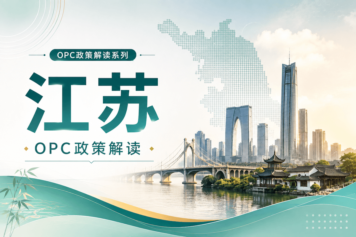 江苏AI OPC新政解读："最小组织单元"是什么意思？18条措施你能用上哪些？封面图